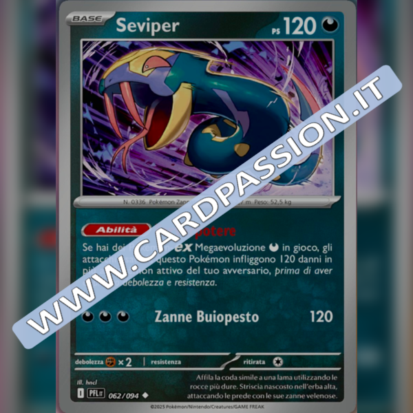062/094 Seviper Reverse | Fiamme Spettrali