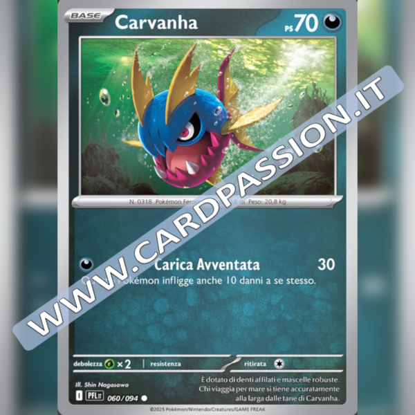 060/094 Carvanha Reverse | Fiamme Spettrali