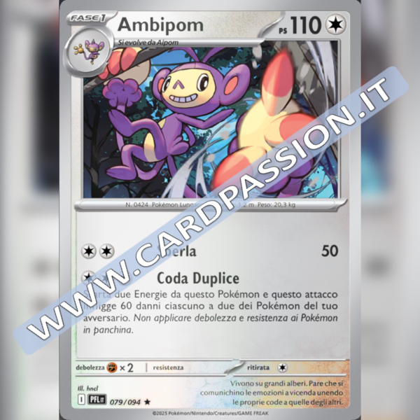079/094 Ambipom Reverse | Fiamme Spettrali