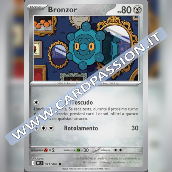 071/094 Bronzor Reverse | Fiamme Spettrali