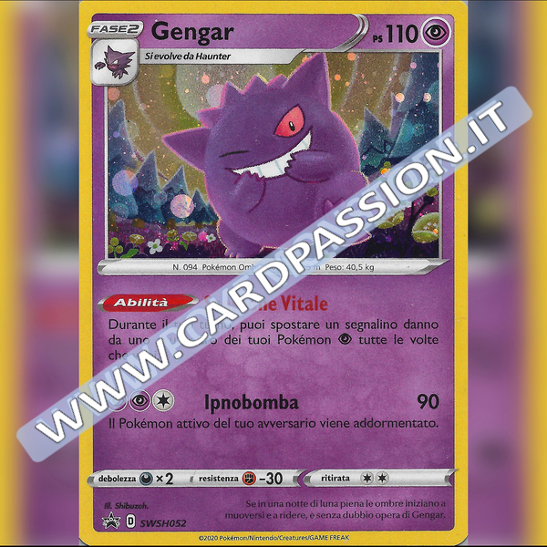 SWSH052 Gengar Holo | Black Star Promo - Card Passion
