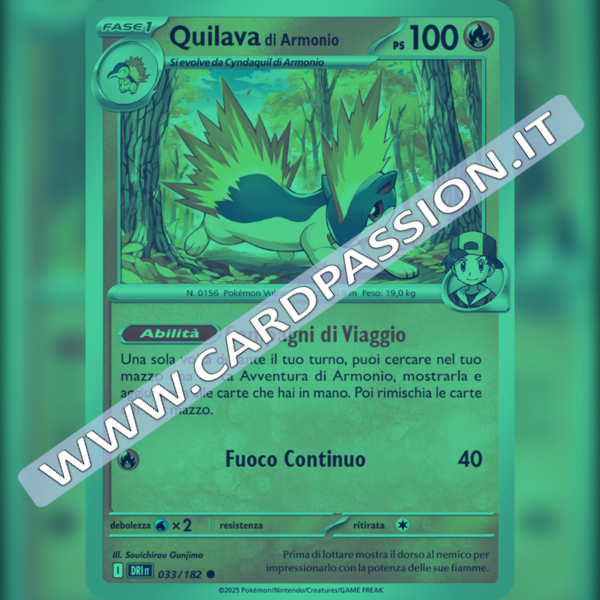 033/182 Quilava di Armonio Reverse | Rivali Predestinati