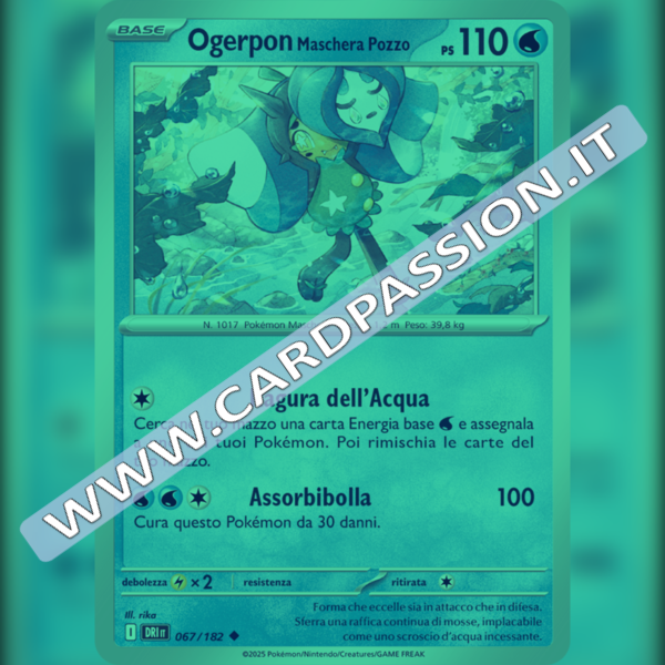 067/182 Ogerpon Maschera Pozzo Reverse | Rivali Predestinati