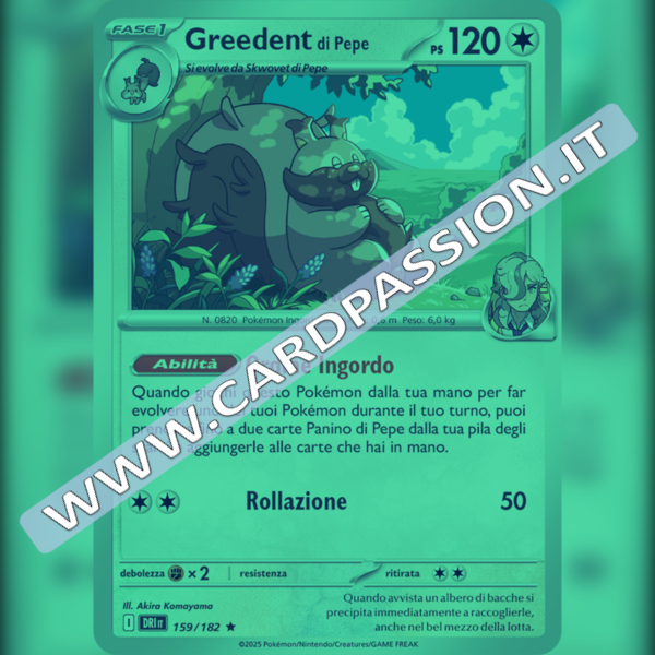 159/182 Greedent di Pepe Reverse | Rivali Predestinati