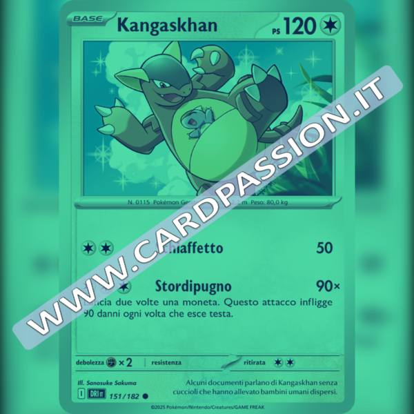 151/182 Kangaskhan Reverse | Rivali Predestinati