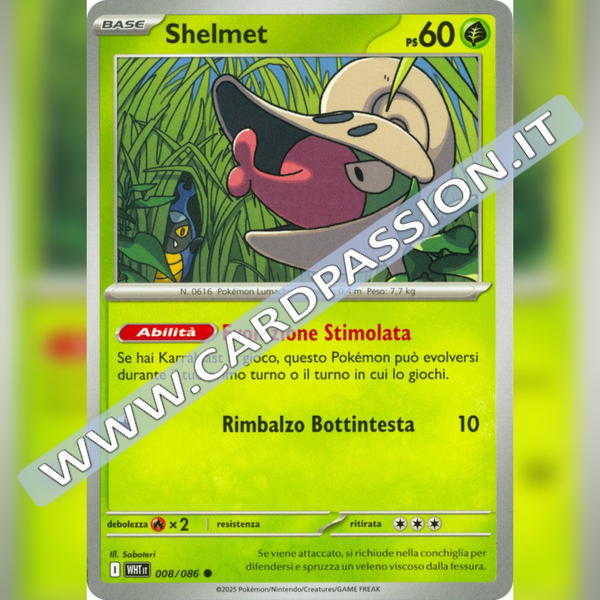 008/086 Shelmet | Fuoco Bianco