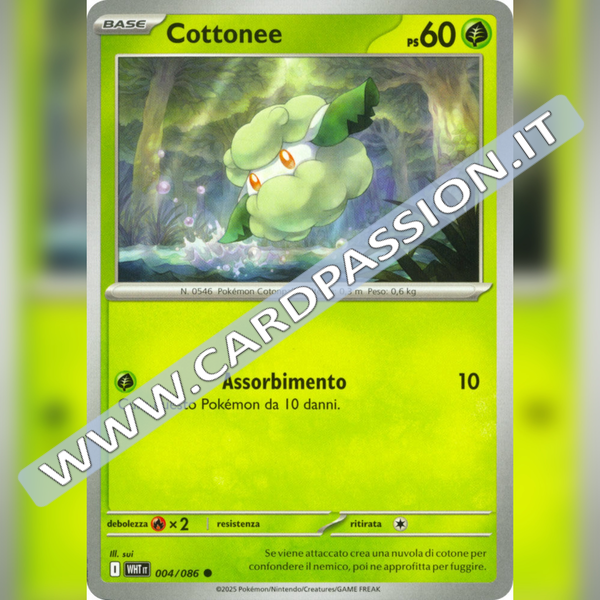 004/086 Cottonee | Fuoco Bianco