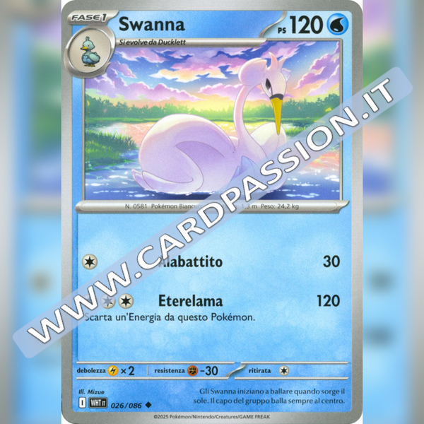 026/086 Swanna | Fuoco Bianco