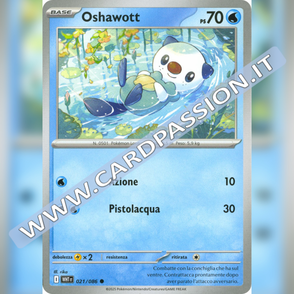 021/086 Oshawott | Fuoco Bianco