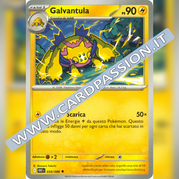 034/086 Galvantula | Fuoco Bianco