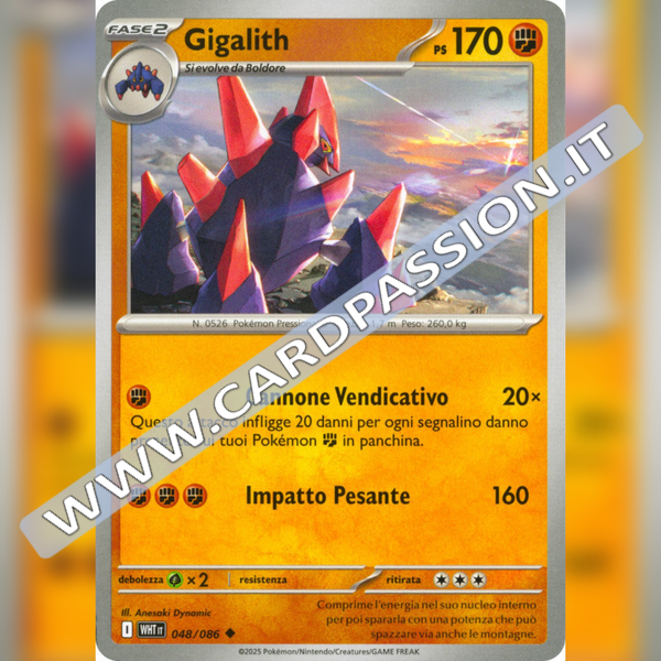 048/086 Gigalith | Fuoco Bianco