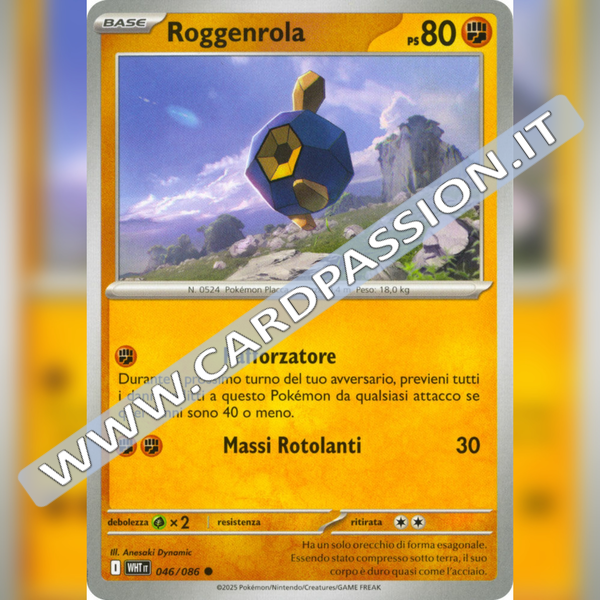 046/086 Roggenrola | Fuoco Bianco