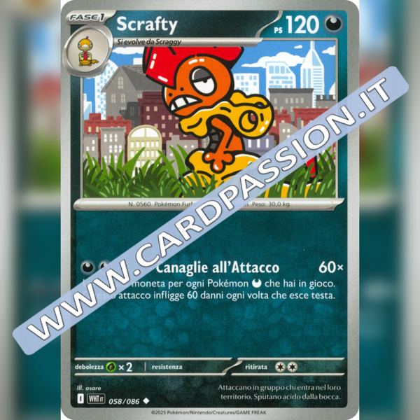 058/086 Scrafty | Fuoco Bianco