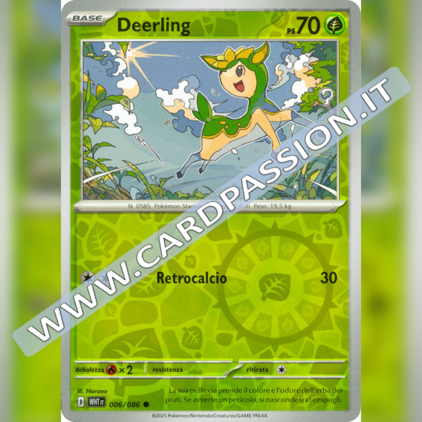 006/086 Deerling Reverse | Fuoco Bianco