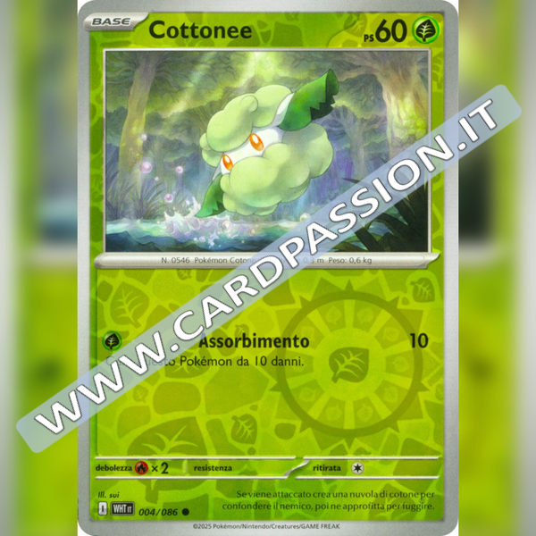 004/086 Cottonee Reverse | Fuoco Bianco