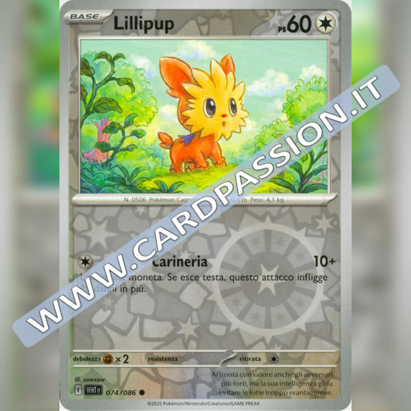 074/086 Lillipup Reverse | Fuoco Bianco