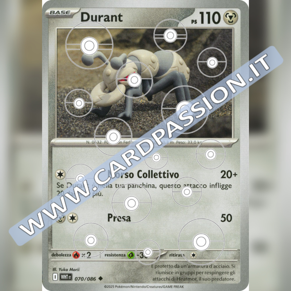 070/086 Durant Poke Ball Reverse | Fuoco Bianco