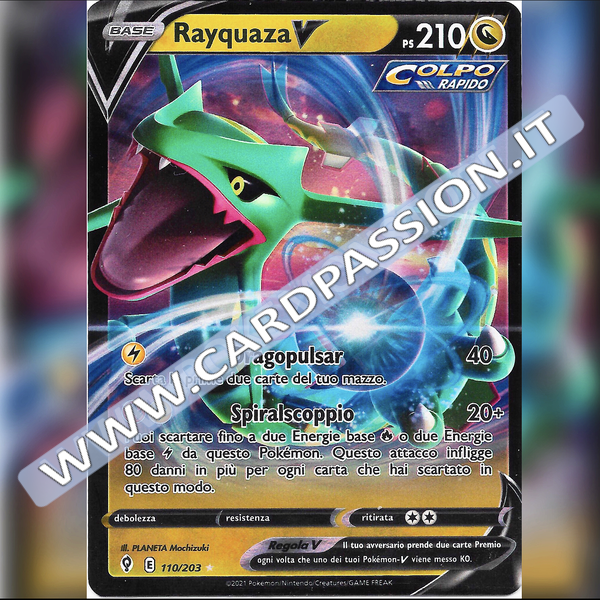 110/203 Rayquaza V | Evoluzioni Eteree - Card Passion