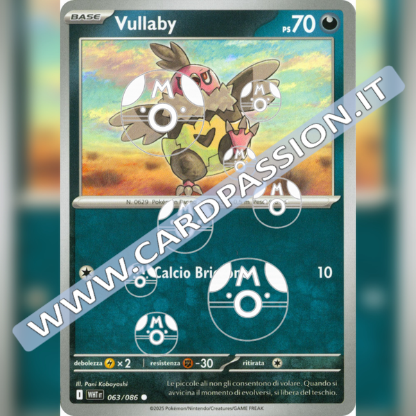 063/086 Vullaby Master Ball Reverse | Fuoco Bianco