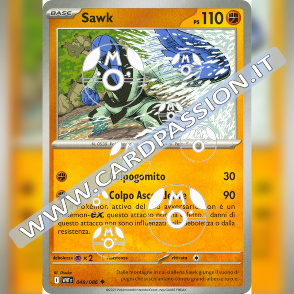 049/086 Sawk Master Ball Reverse | Fuoco Bianco