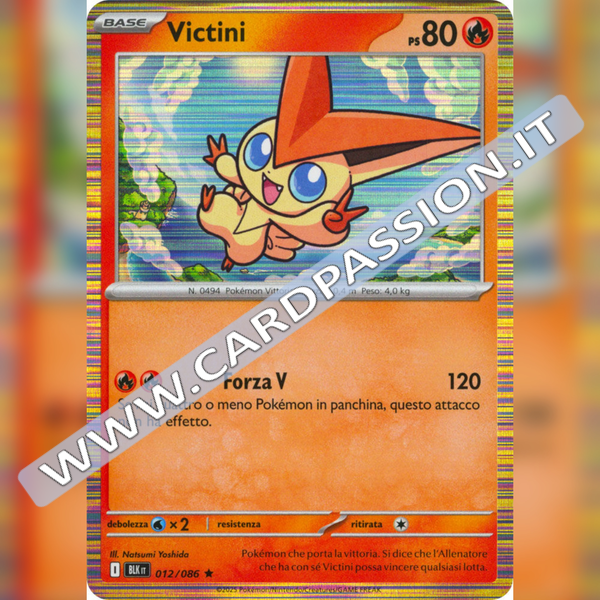 012/086 Victini Holo | Luce Nera