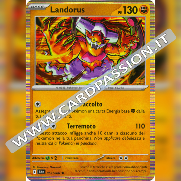 053/086 Landorus Holo | Luce Nera