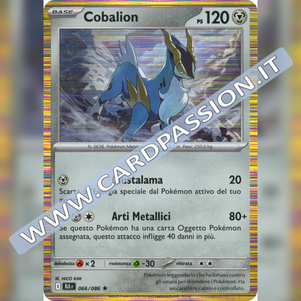 066/086 Cobalion Holo | Luce Nera