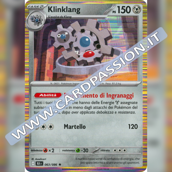 063/086 Klinkglang Holo | Luce Nera