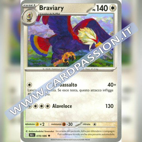 078/086 Braviary | Luce Nera