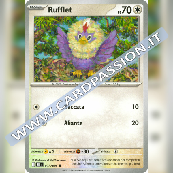 077/086 Rufflet | Luce Nera