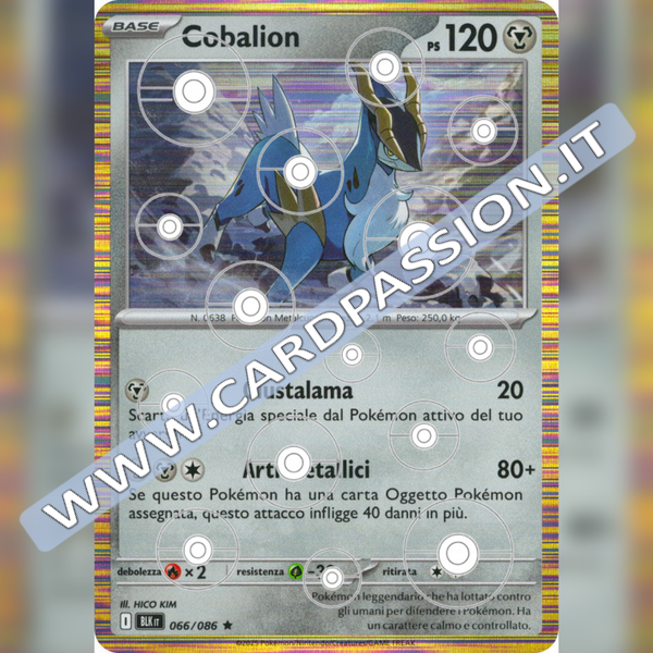 066/086 Cobalion Poke Ball Reverse | Luce Nera