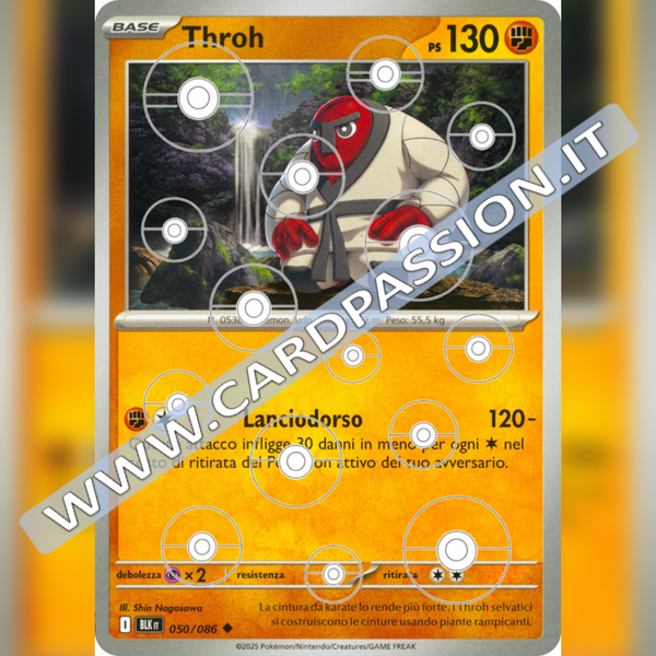 050/086 Throh Poke Ball Reverse | Luce Nera