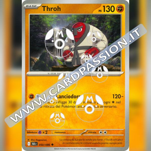 050/086 Throh Master Ball Reverse | Luce Nera