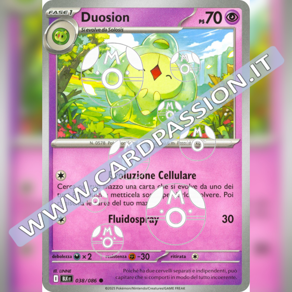 038/086 Duosion Master Ball Reverse | Luce Nera