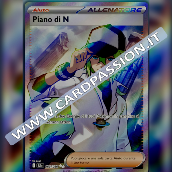 163/086 Piano di N (Full Art) | Luce Nera