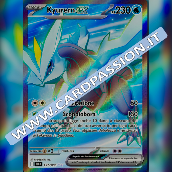157/086 Kyurem ex (Full Art) | Luce Nera
