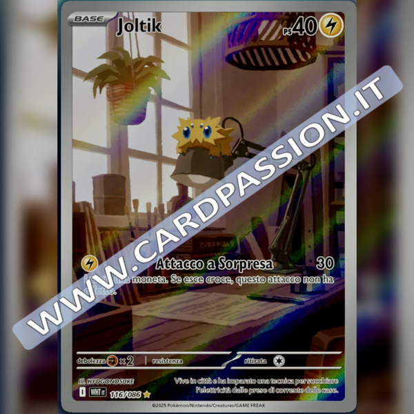 116/086 Joltik Illustrazione Rara | Fuoco Bianco