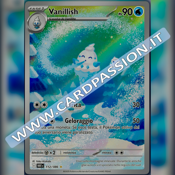 112/086 Vanillish Illustrazione Rara | Fuoco Bianco