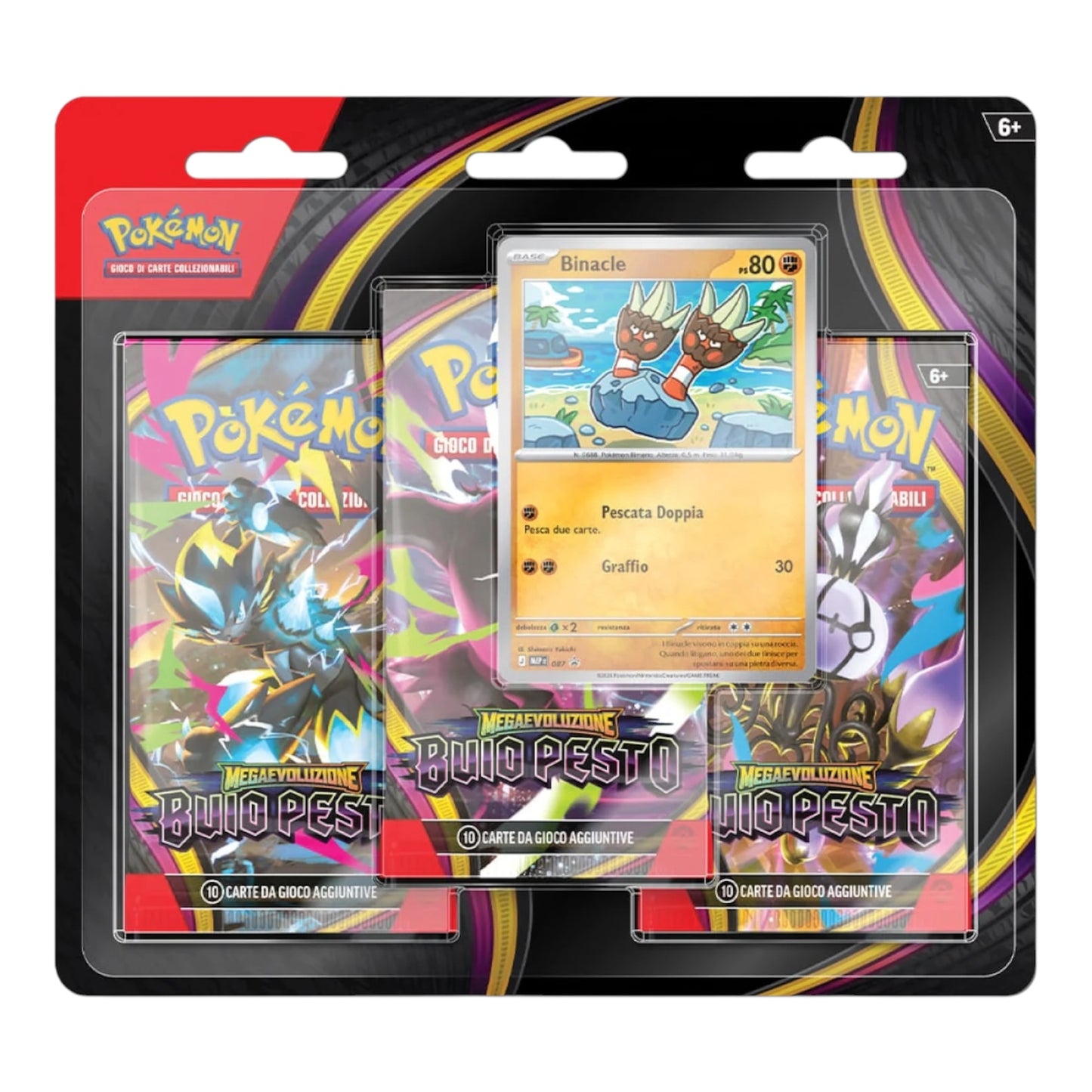 3 Pack Blister Buio Pesto con Promo di Binacle (IT)