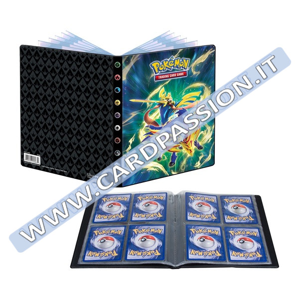 ★ Album Pokémon Zacian e Zamazenta (Ultra PRO) | 4 tasche - 10 pagine
