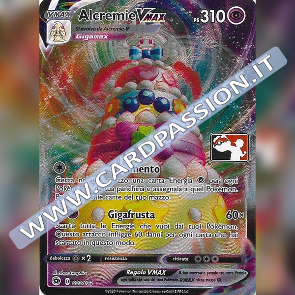 023/073 Alcremie VMax | Play! Pokemon - Prima Serie