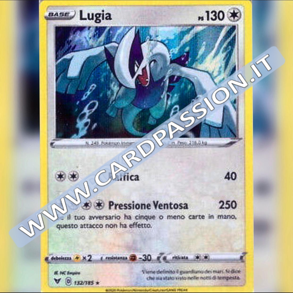 132/185 Lugia Holo | Voltaggio Sfolgorante - Card Passion