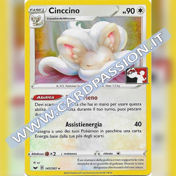147/202 Cinccino Holo | Play! Pokemon - Prima Serie