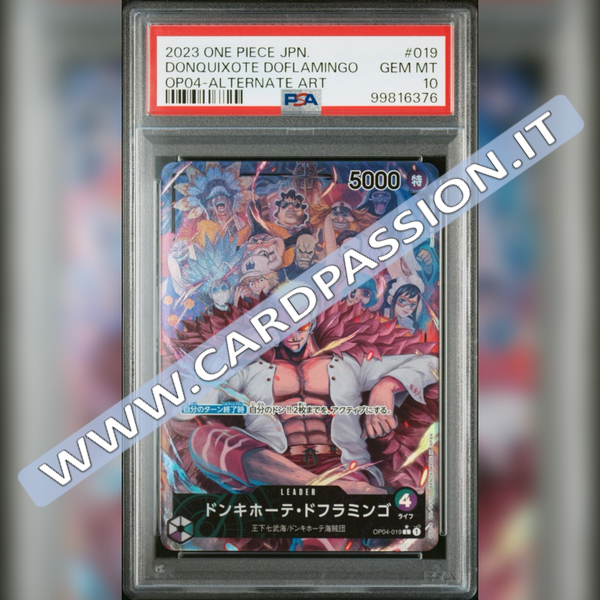 OP04-019 Donquixote Doflamingo Alternate Art - PSA 10 (JP)