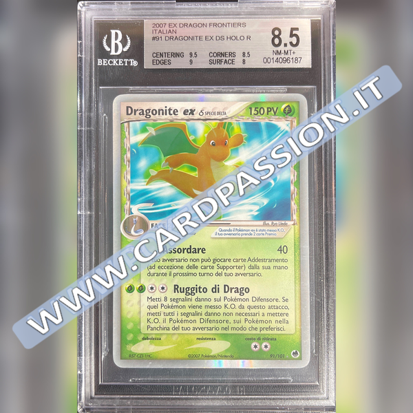 91/101 Dragonite ex δ Specie Delta | EX L'Isola dei Draghi BGS 8.5