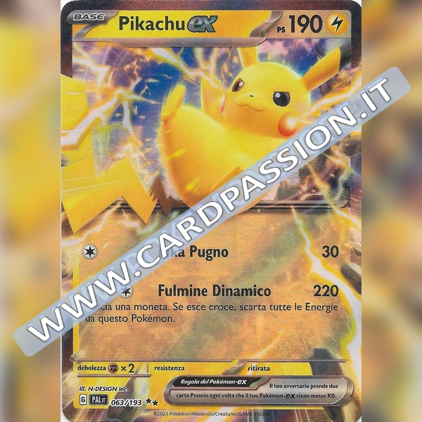 063/193 Pikachu ex | Evoluzioni a Paldea