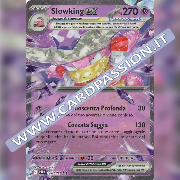 086/193 Slowking ex Teracristal (Full Art) | Evoluzioni a Paldea