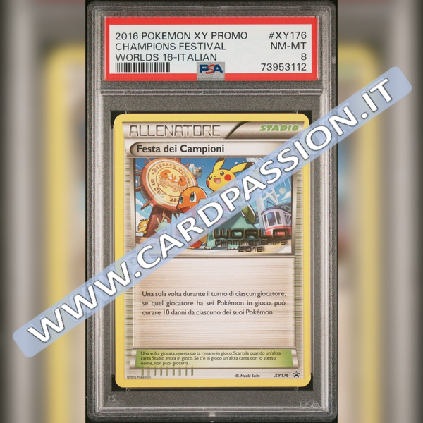 XY176 Festa dei Campioni | Black Star Promo - PSA 8