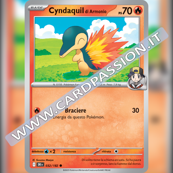 032/182 Cyndaquil di Armonio | Rivali Predestinati