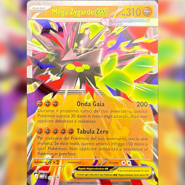 MEP071 Mega Zygarde ex | Black Star Promo (IT)